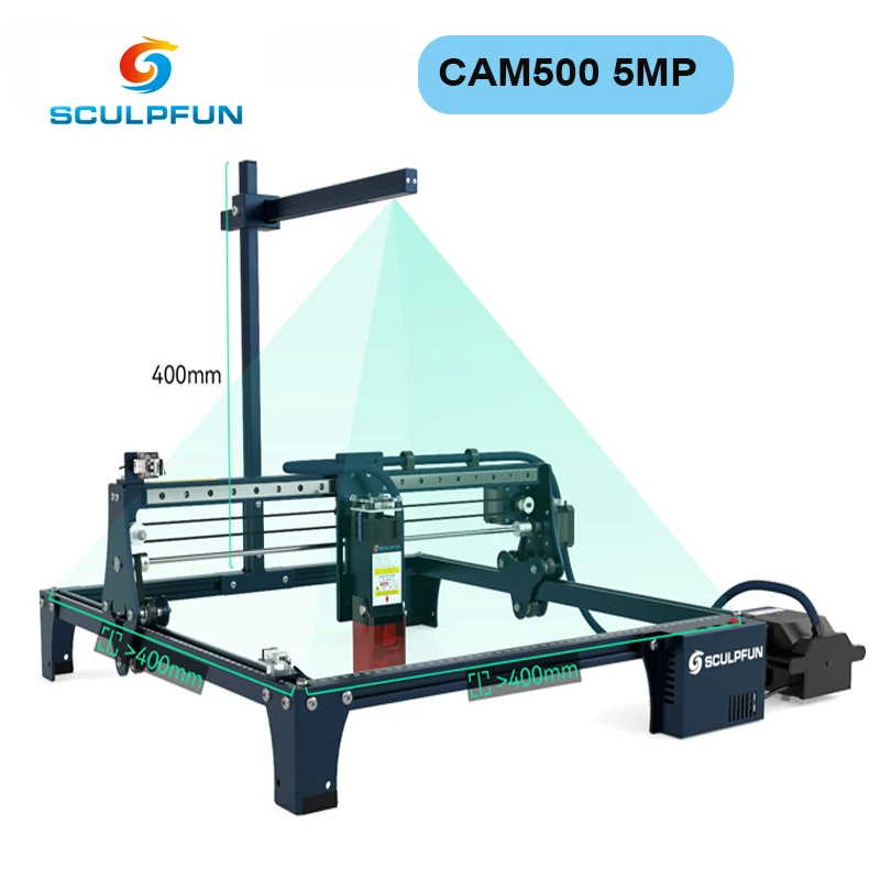 Industrial Laser Engraver - SCULPFUN CAM500 Lightburn Camera Precise Positioning