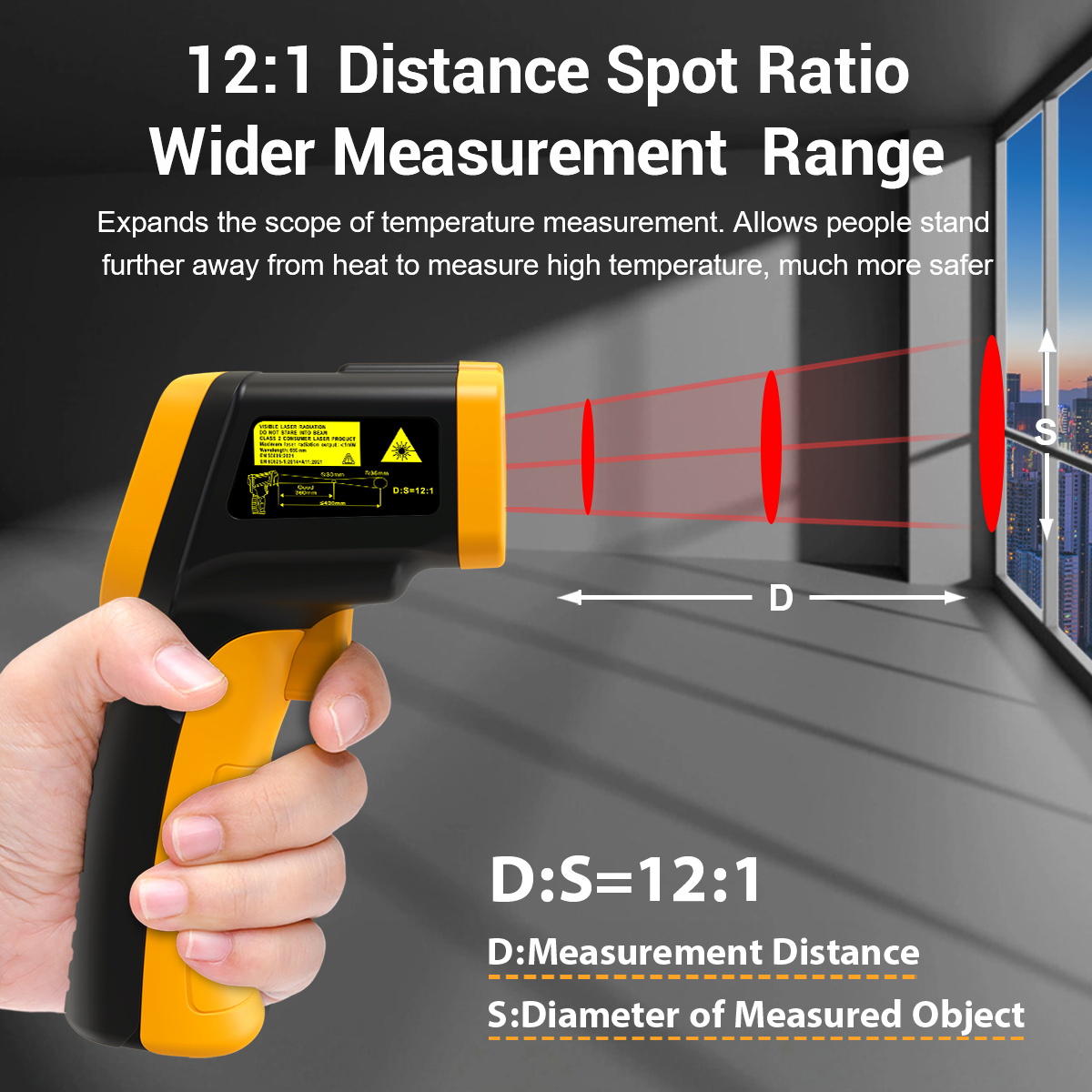 LAOLAU JD 16 Infrared Thermome - đánh giá và giá Industrial Laser Temperature Gun