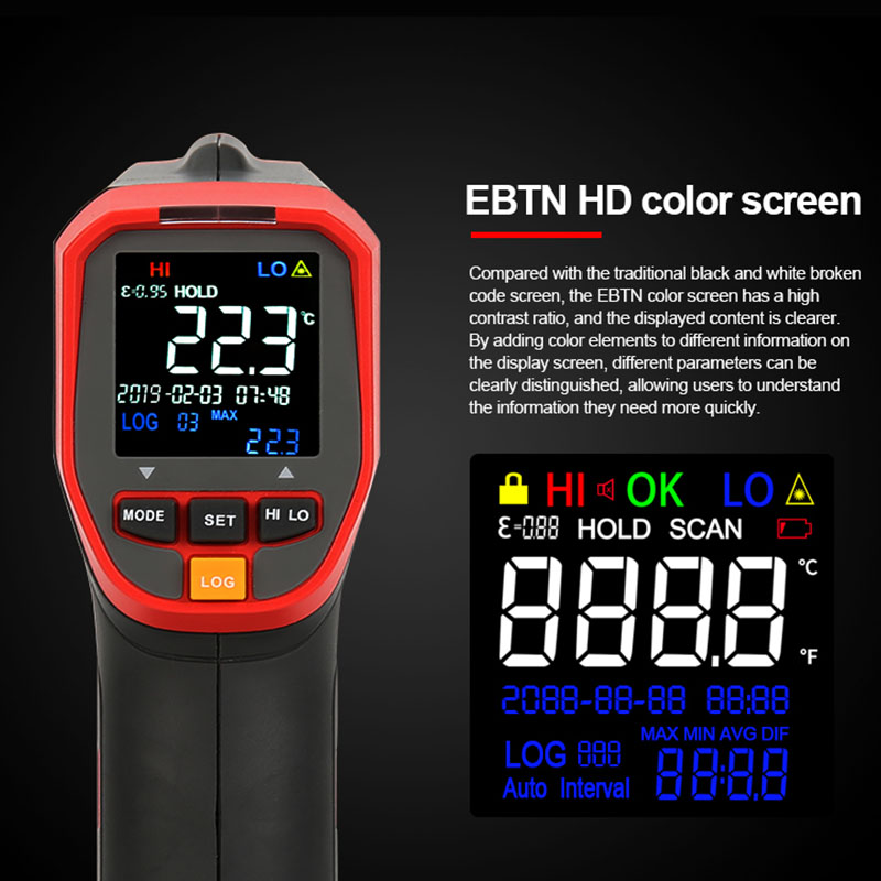 UNI-T Digital Infrared Thermom - đánh giá và giá Industrial Laser Temperature Gun