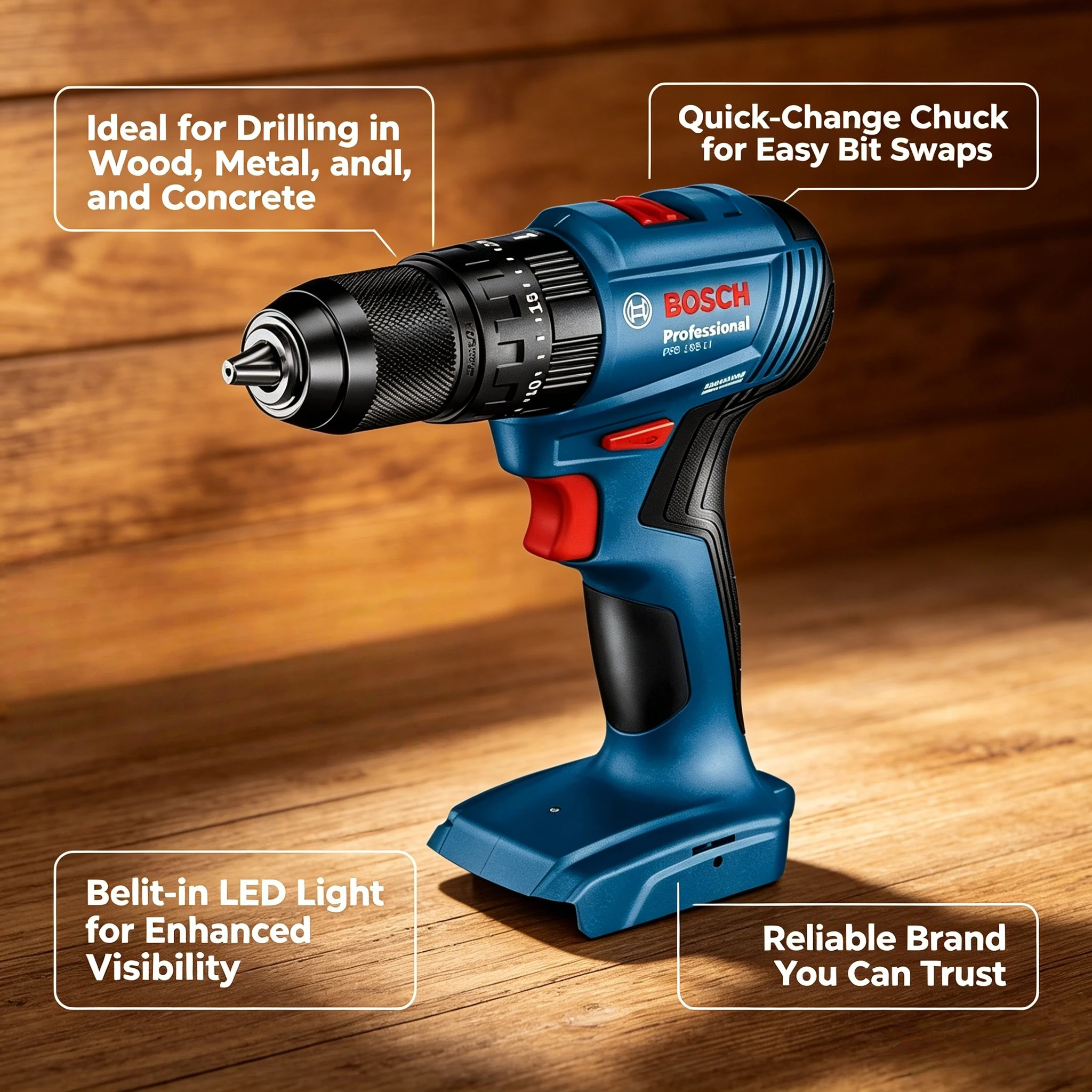 BOSCH GSB 185-LI 18V Brushless - đánh giá và giá Bosch Drill Gsb 18V