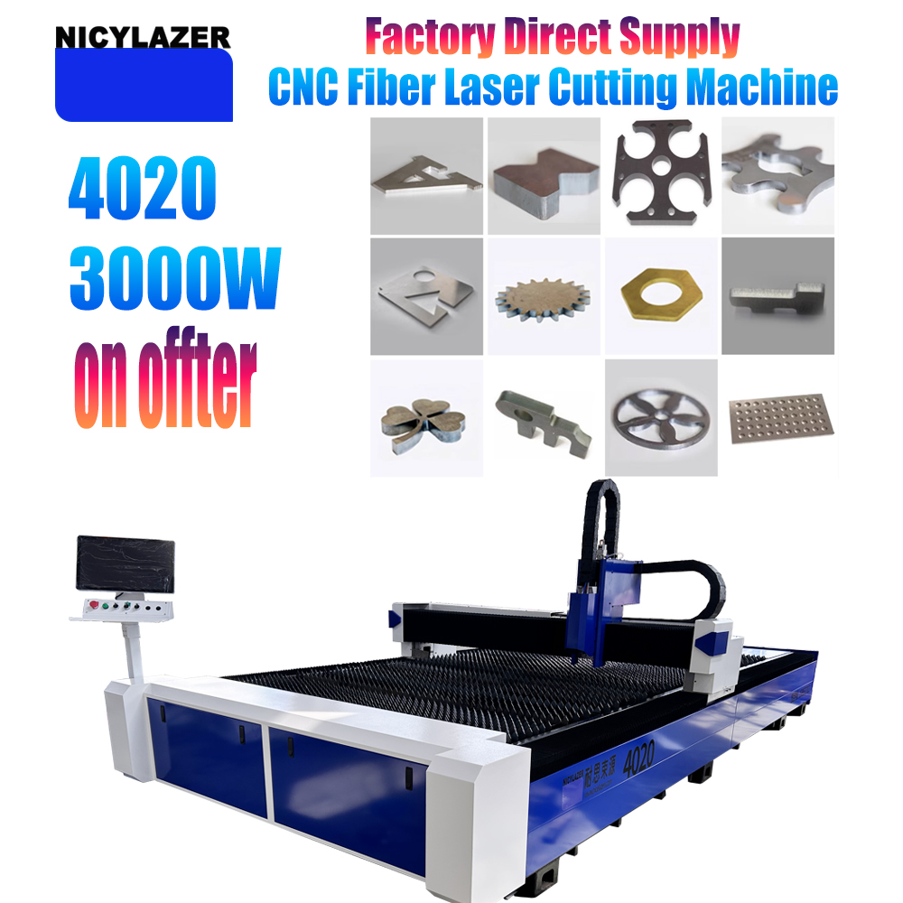 NICYLAZER CNC 3000W 4020 Fiber - đánh giá và giá Industrial Laser Metal Cutter