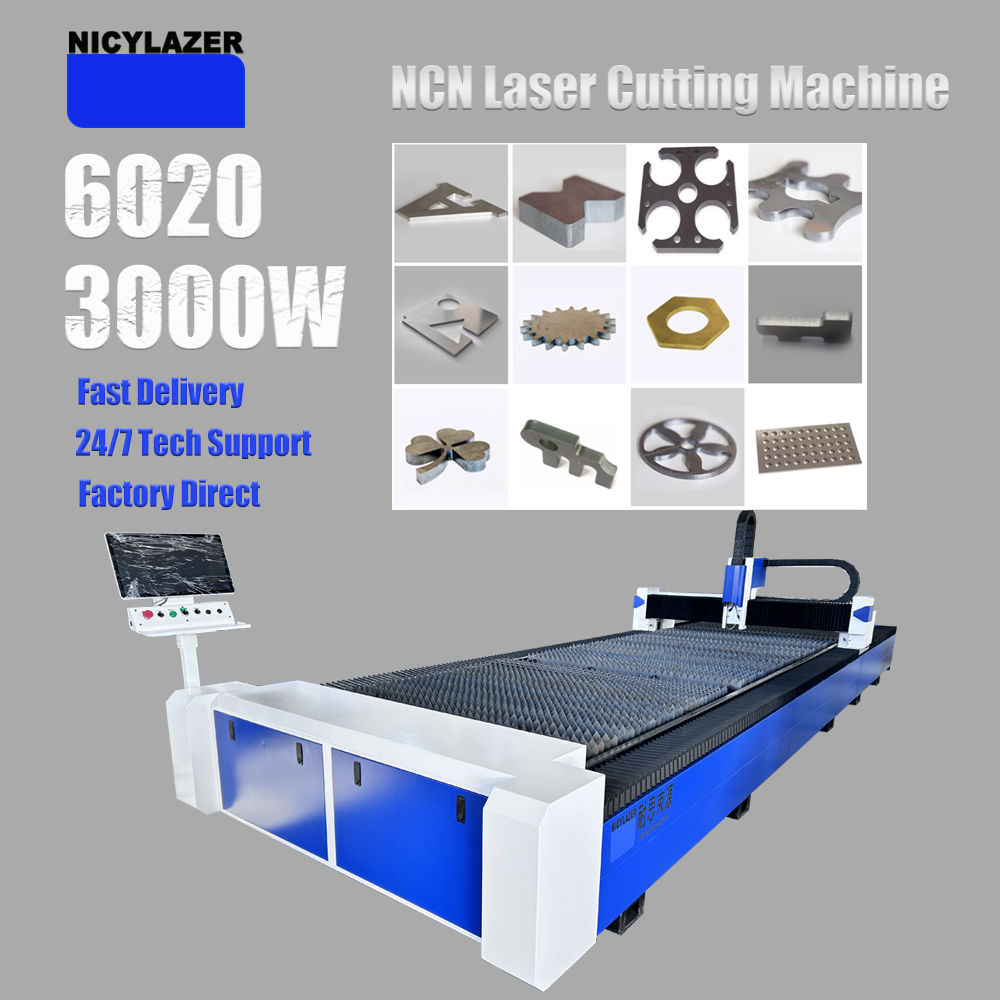 CNC 3000W 6020 Fiber Laser Cut - đánh giá và giá Industrial Laser Metal Cutter