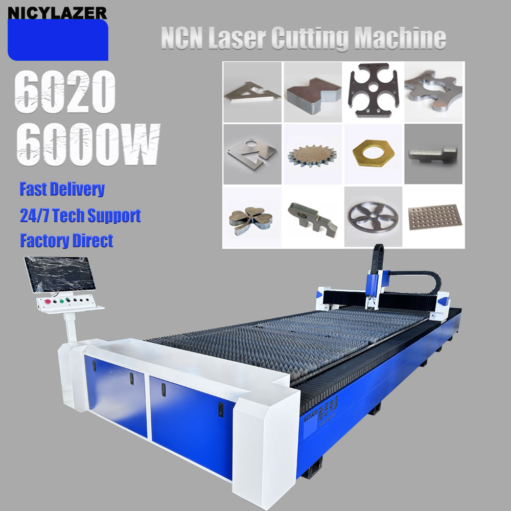 CNC 6000W 6020 Fiber Laser Cut - đánh giá và giá Industrial Laser Metal Cutter